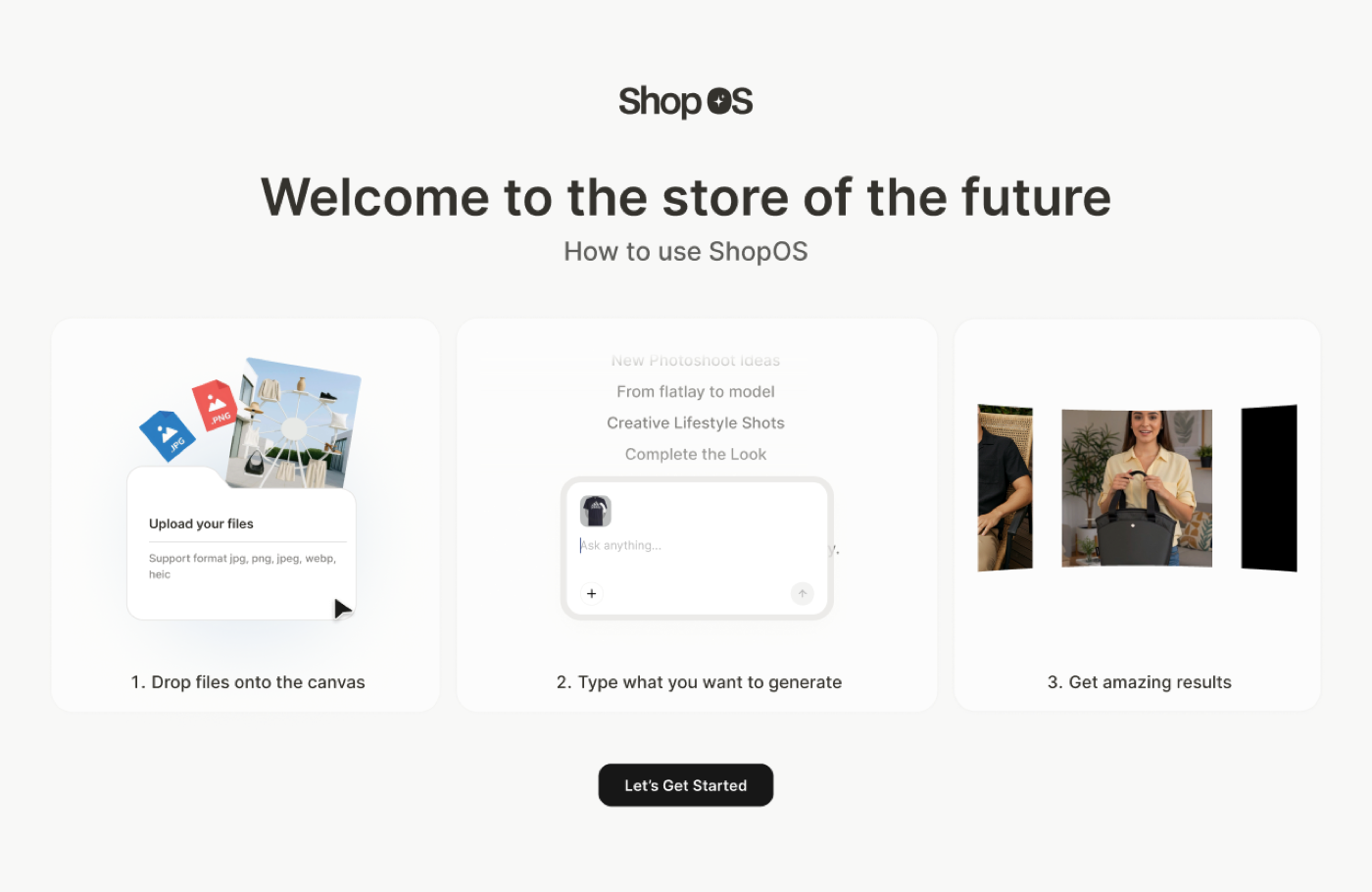 Brand DNA onboarding screen