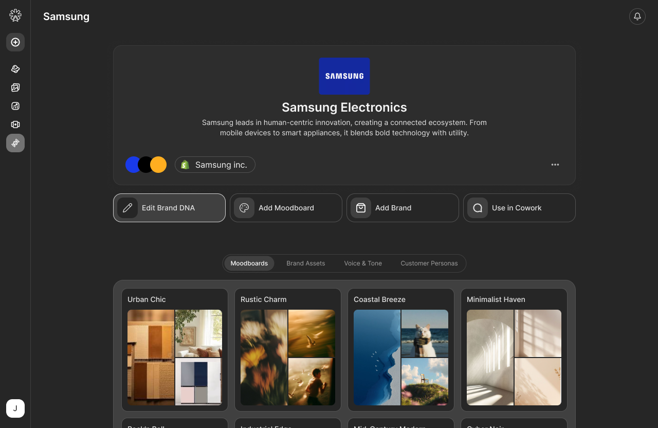 Moodboard and redesigned memory screen